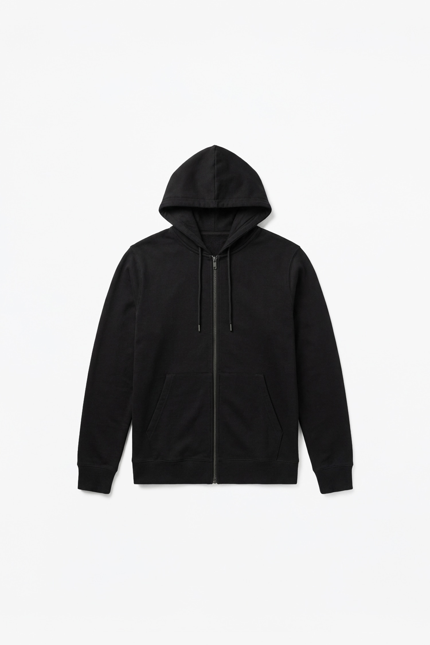 Relaxed Fit Zip-Up Hoodie