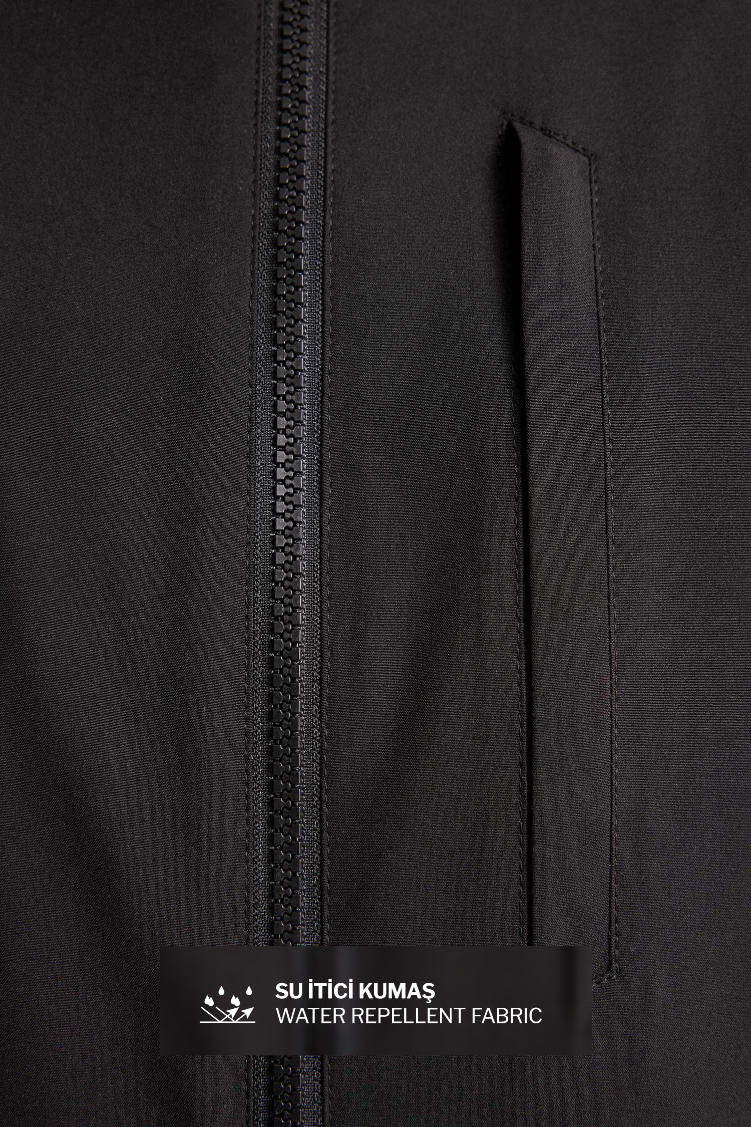 Su İtici Regular Fit Mont