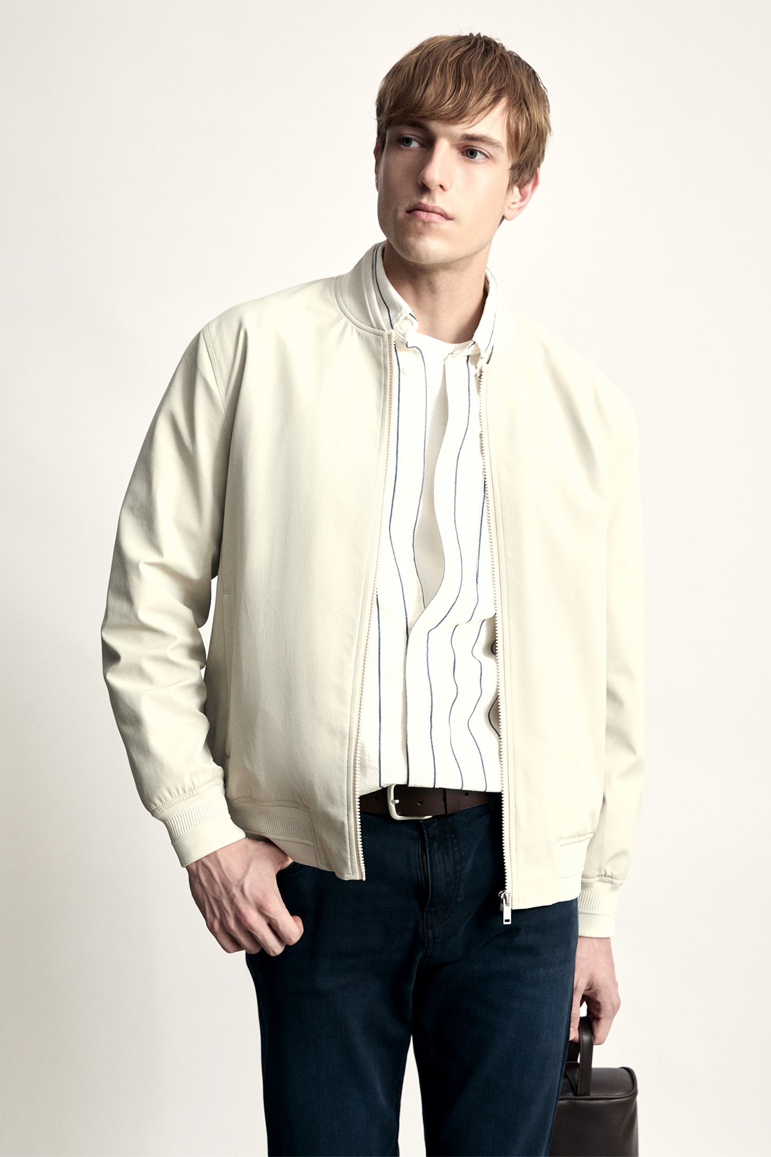 Slim Fit Bomber Mont