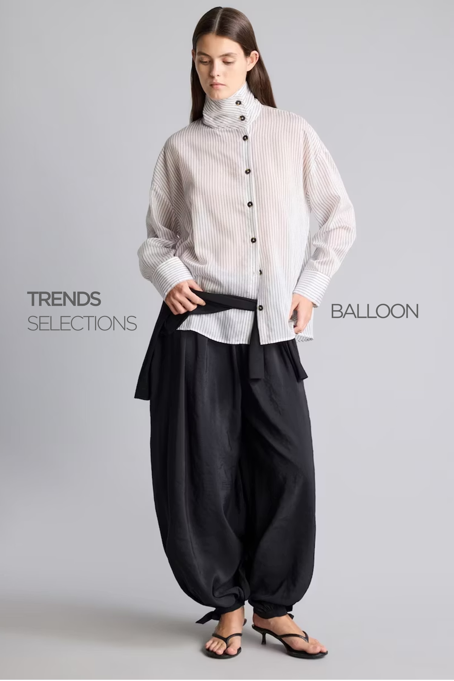 Beli Lastikli Balloon Fıt Pantolon