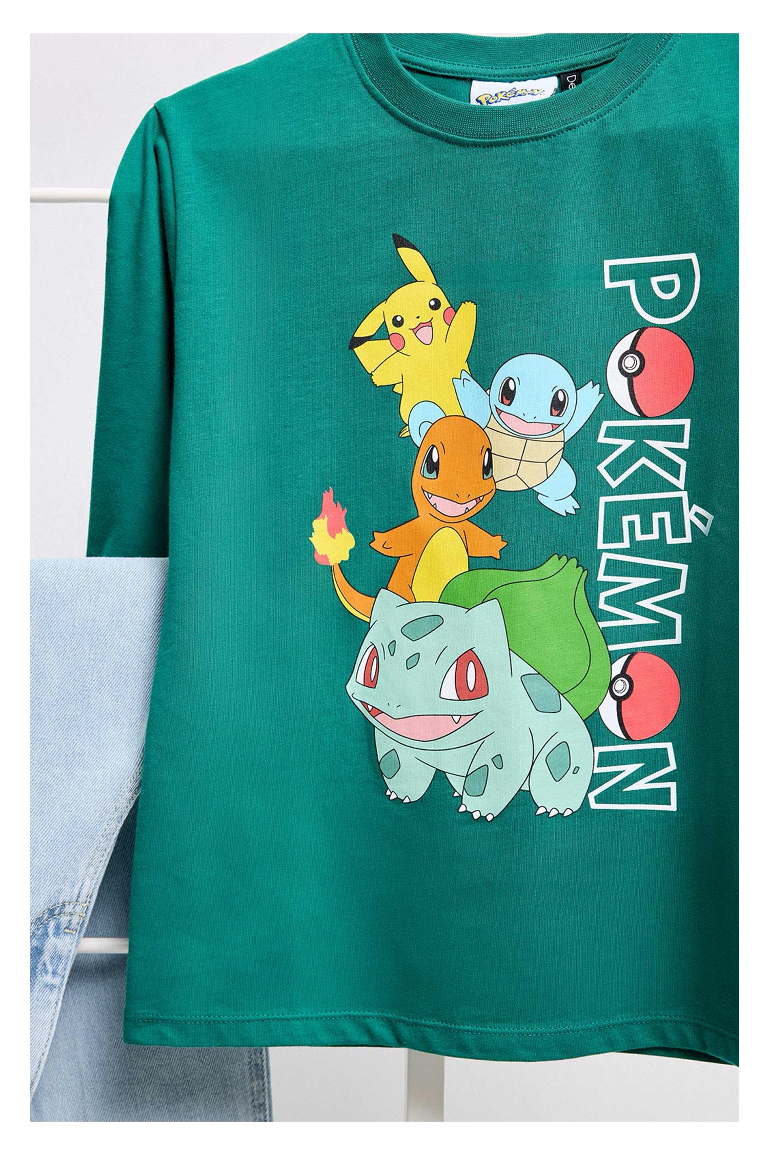 Pokémon Lisanslı Oversize Uzun Kollu Tişört Erkek Çocuk