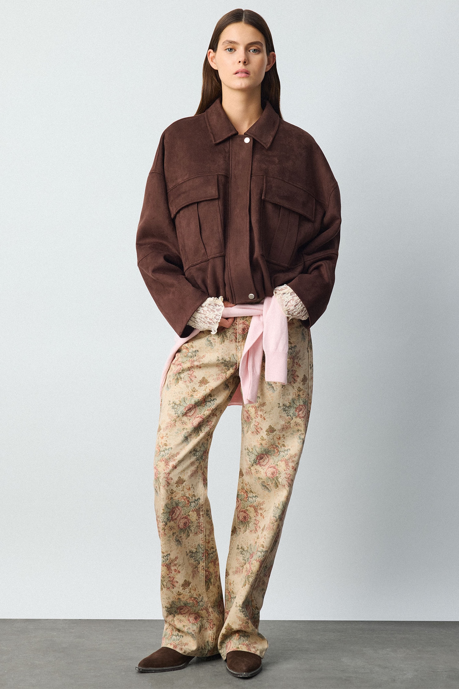 Normal Waist Straight Fit Trousers