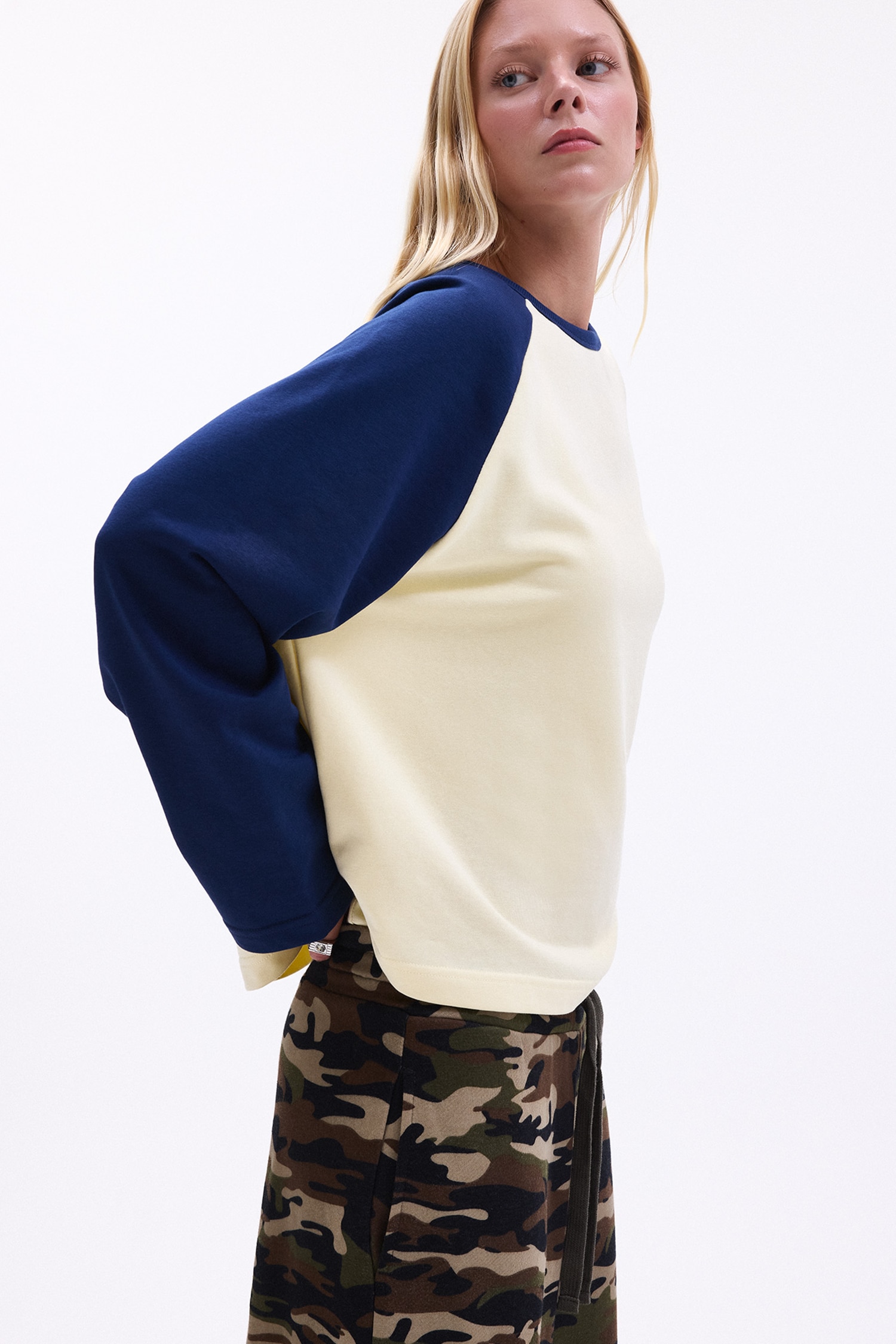 Loose Fit Reglan Uzun Kollu Tişört