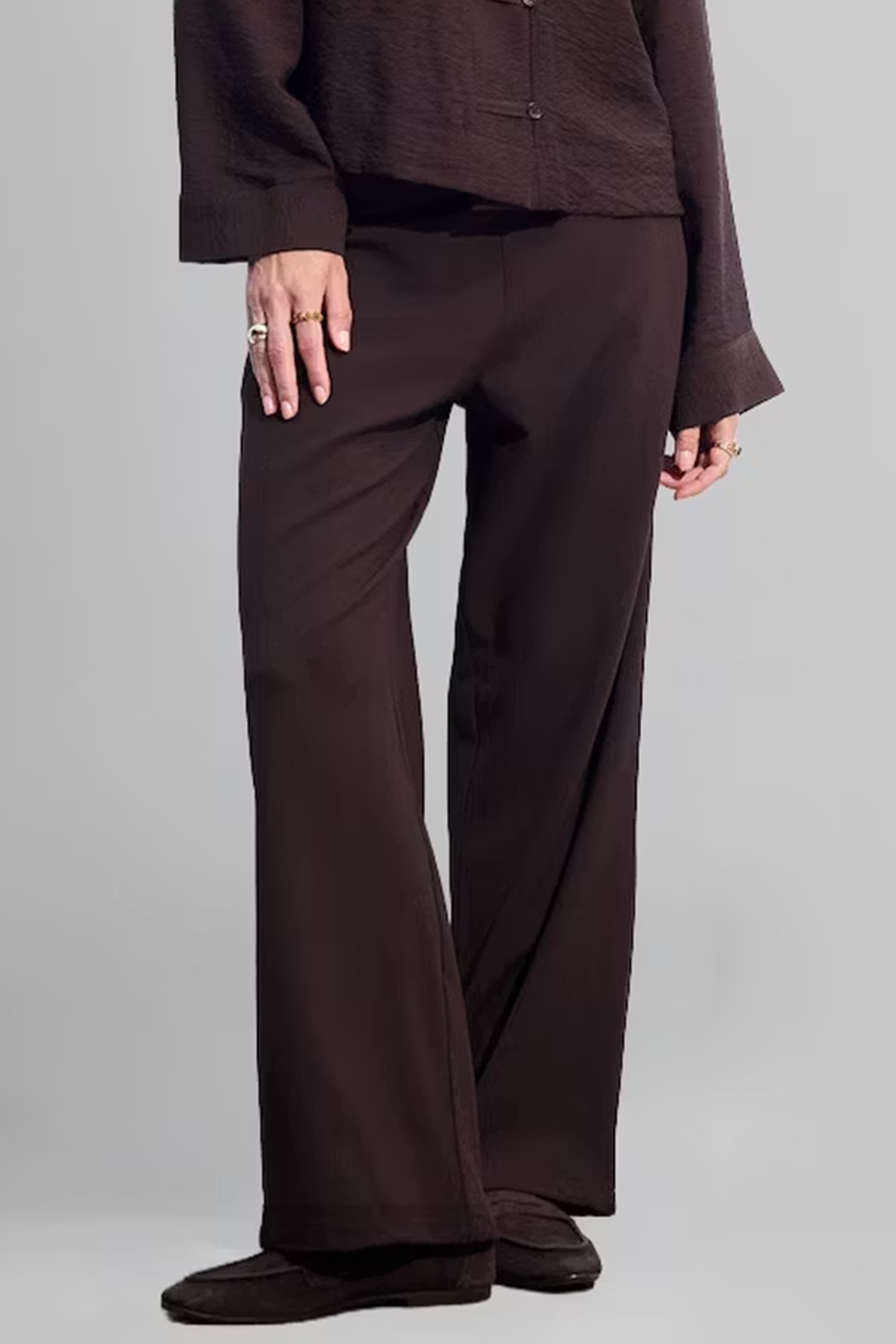 Straight Wide Pantolon