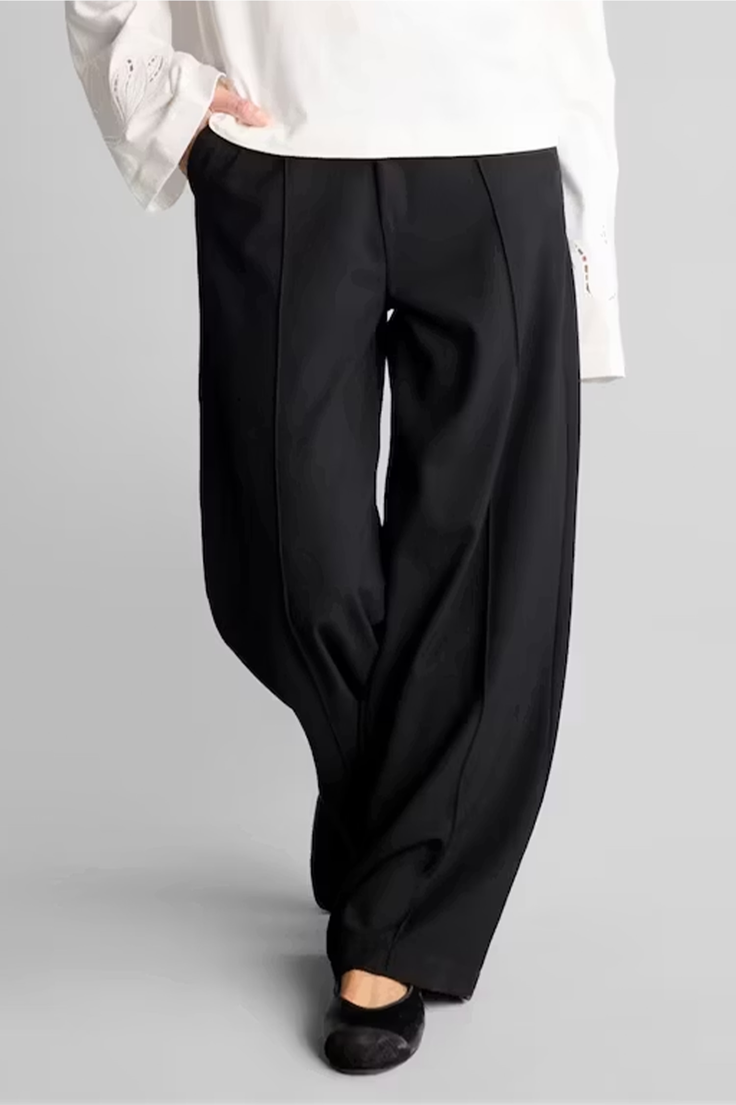 Ön Dikiş Detaylı Straight Fit Pantolon