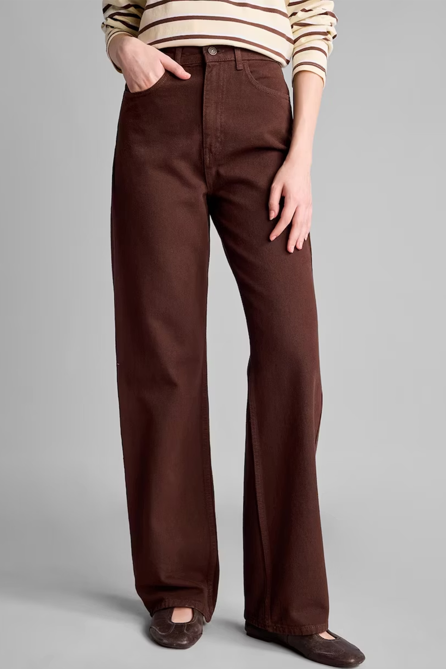 Straight Fit Düz Paça Gabardin Pantolon