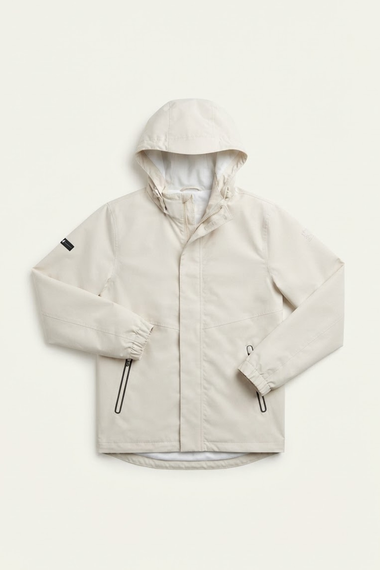 Regular Fit Hooded Windproof Raincoat