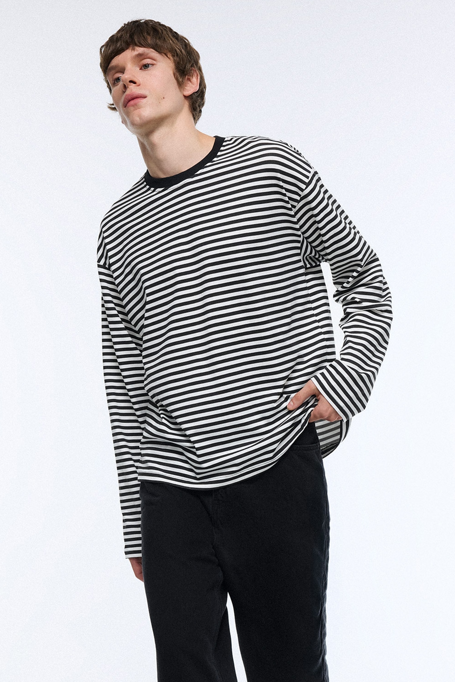 Boxy Fit Long Sleeve T-Shirt