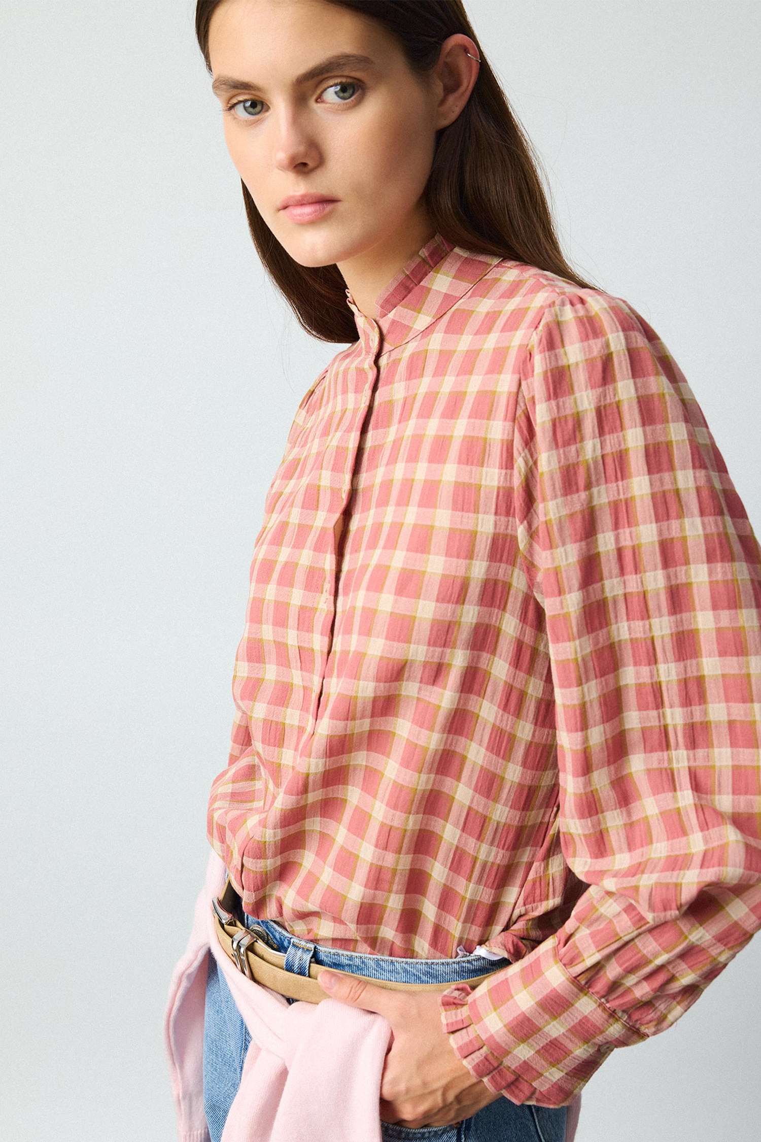 Regular Fit Flanel Long Sleeve Shirt