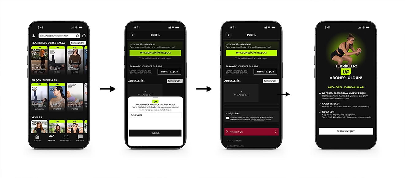 DeFactoFit Spor Giyim App Görseli