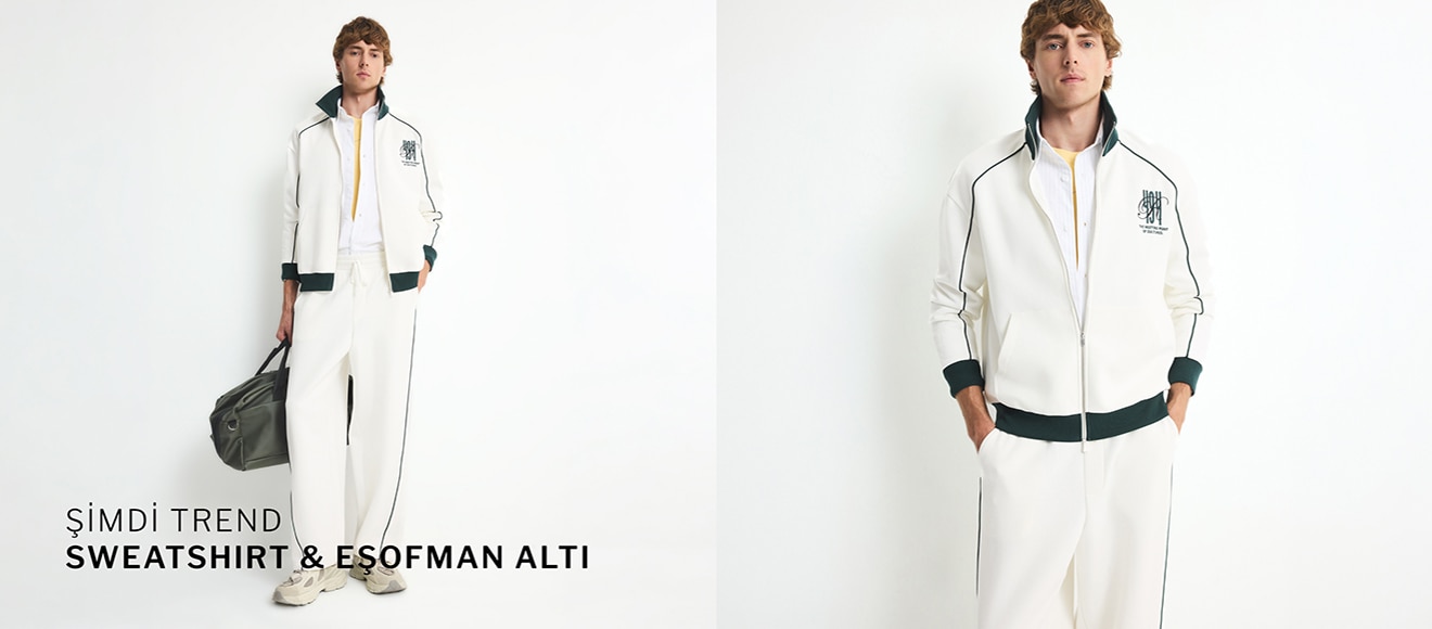 ERKEK ŞİMDİ TREND SWEATSHIRT EŞOFMAN ALTI IOV