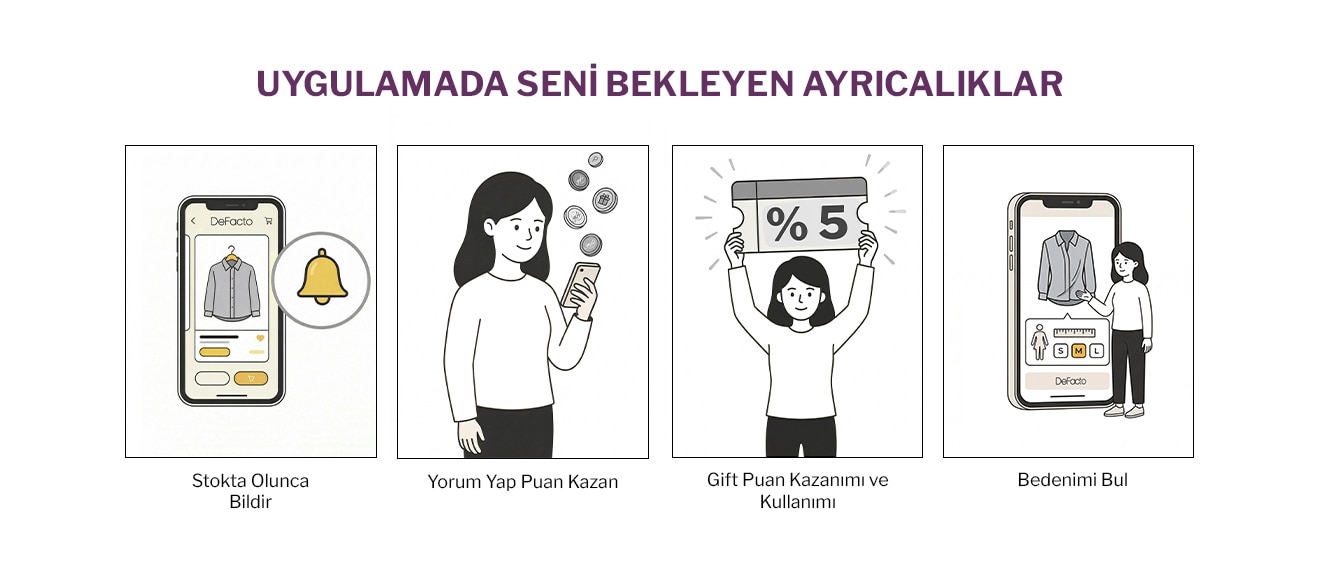 DeFacto App'in Faydaları