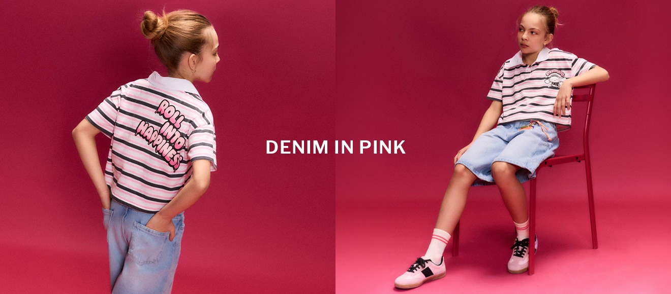 Mısır Kids IOV Denim in Pink