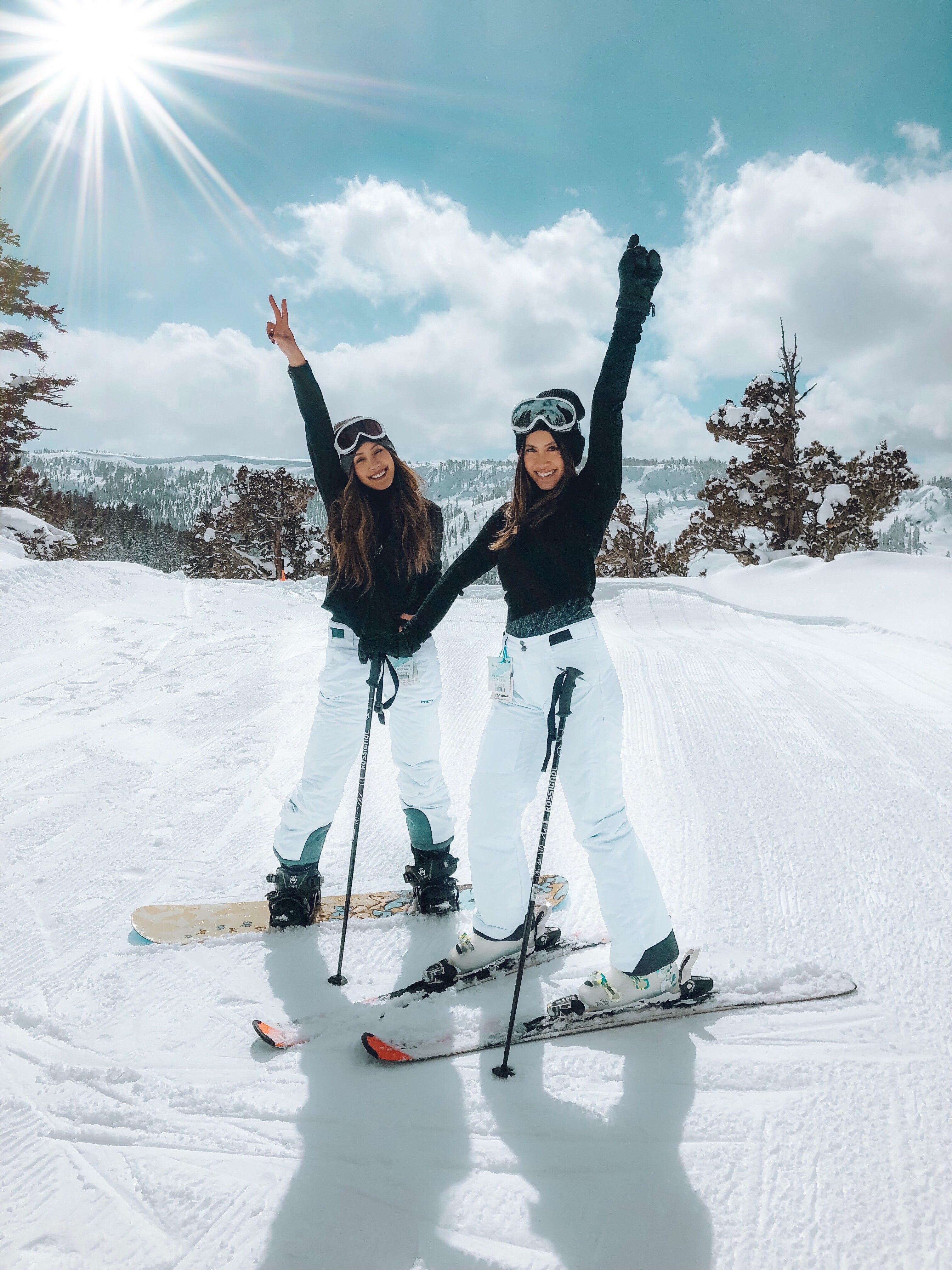 A picture containing outdoor, sky, snow, personDescription automatically generated